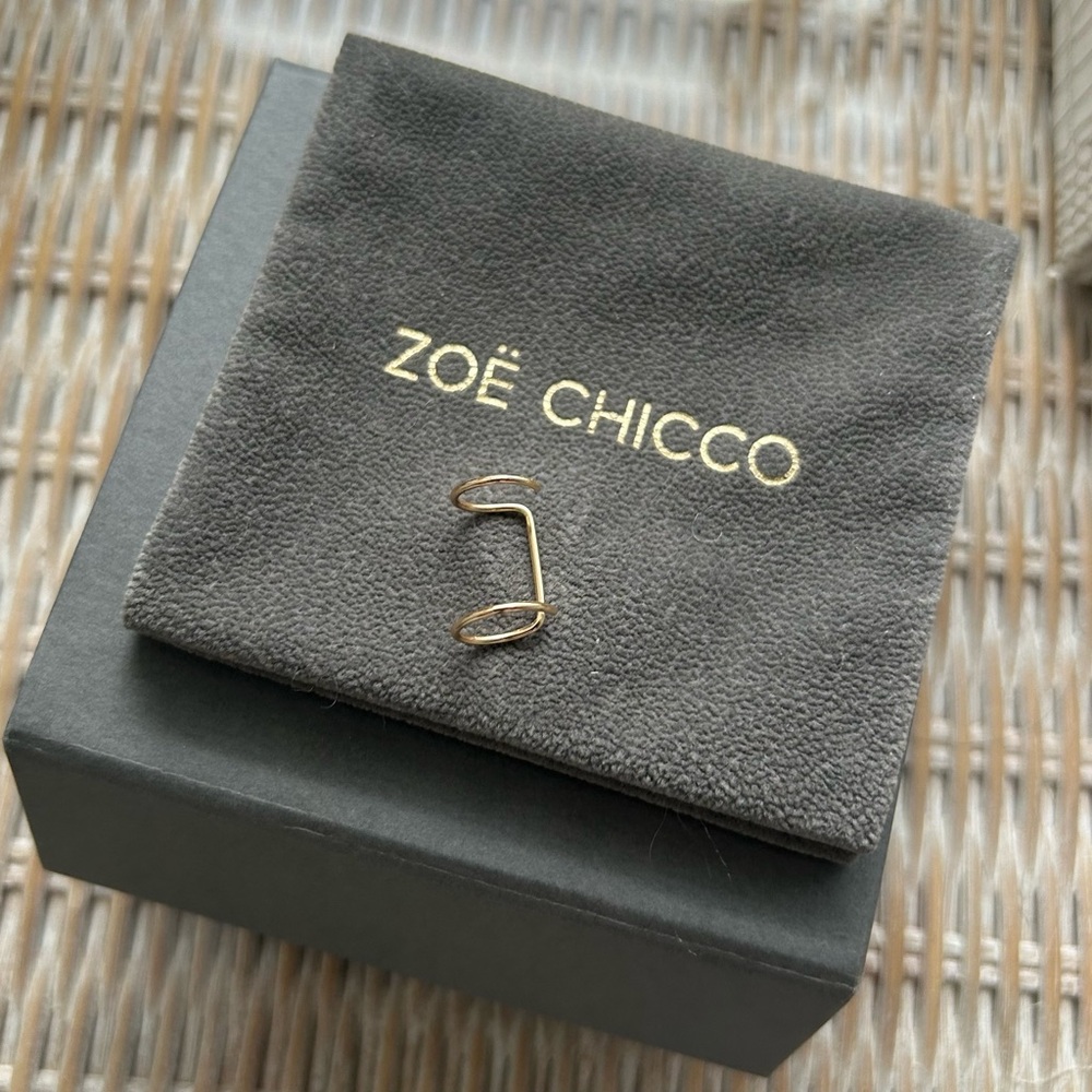 Zoë Chicco 14K Gold Double Ear Cuff - N.I.B.